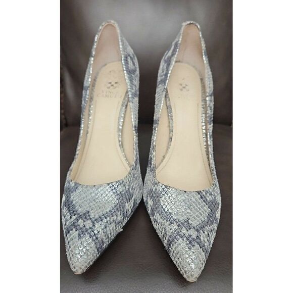 Vince Camuto KAIN Snakeskin Print High Heels Shoes Women's Size 8.5 - Picture 2 of 8
